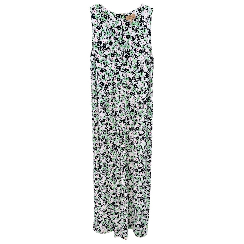 Kachel x Anthropologie Green and Black Floral Jumpsuit Size 14